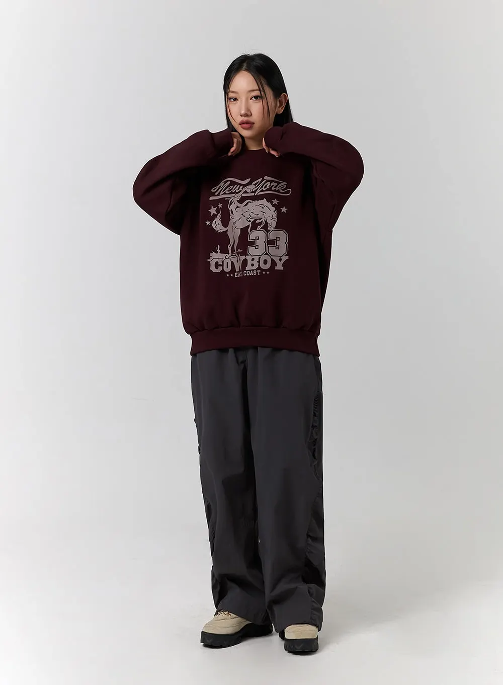 33 Cowboy Oversized Sweatshirt CD329