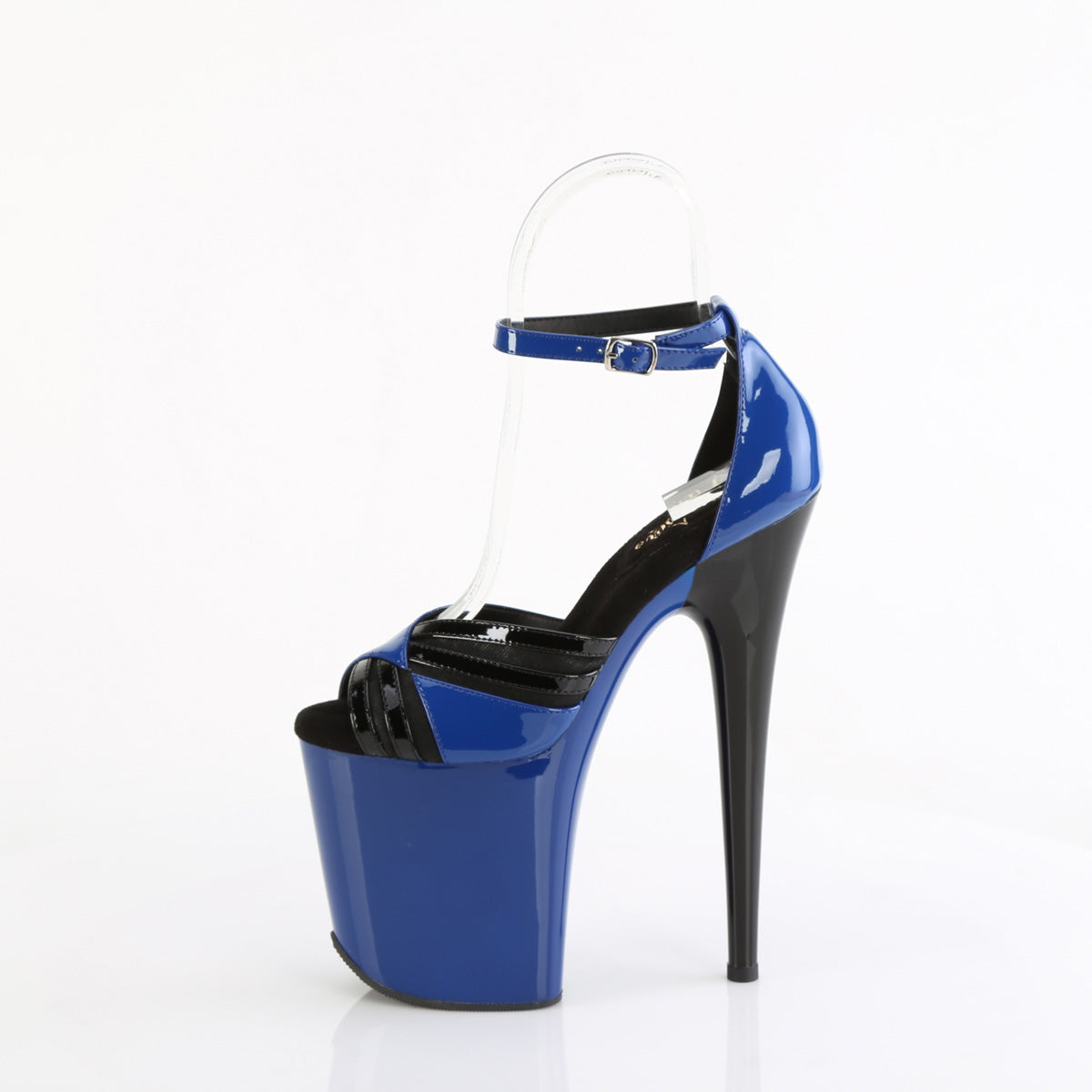 8 Inch Heel FLAMINGO-884 Royal Blue Black