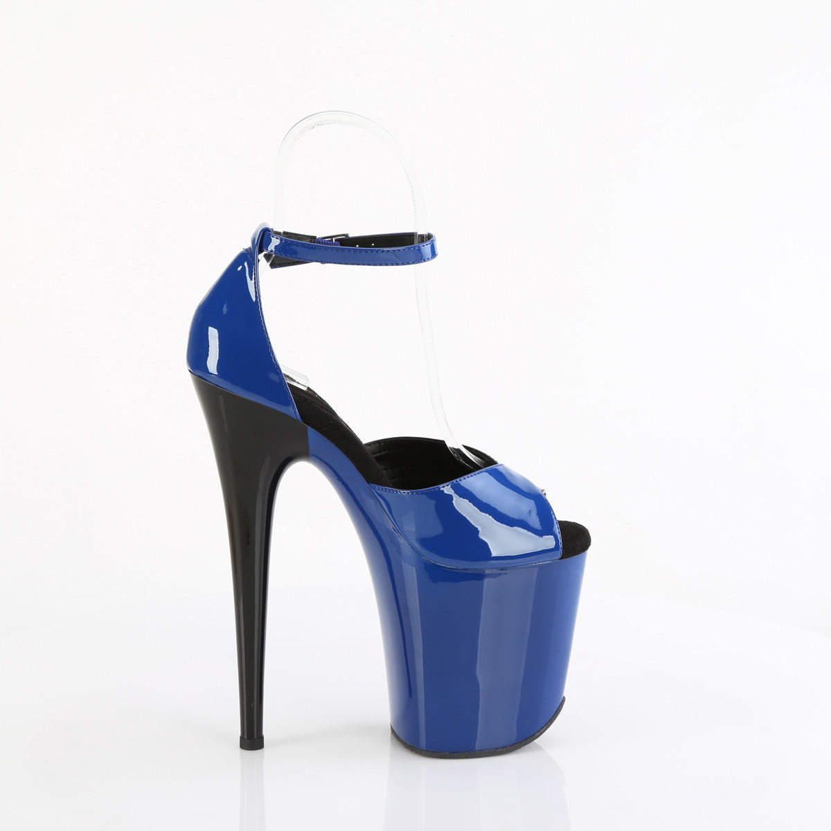 8 Inch Heel FLAMINGO-884 Royal Blue Black