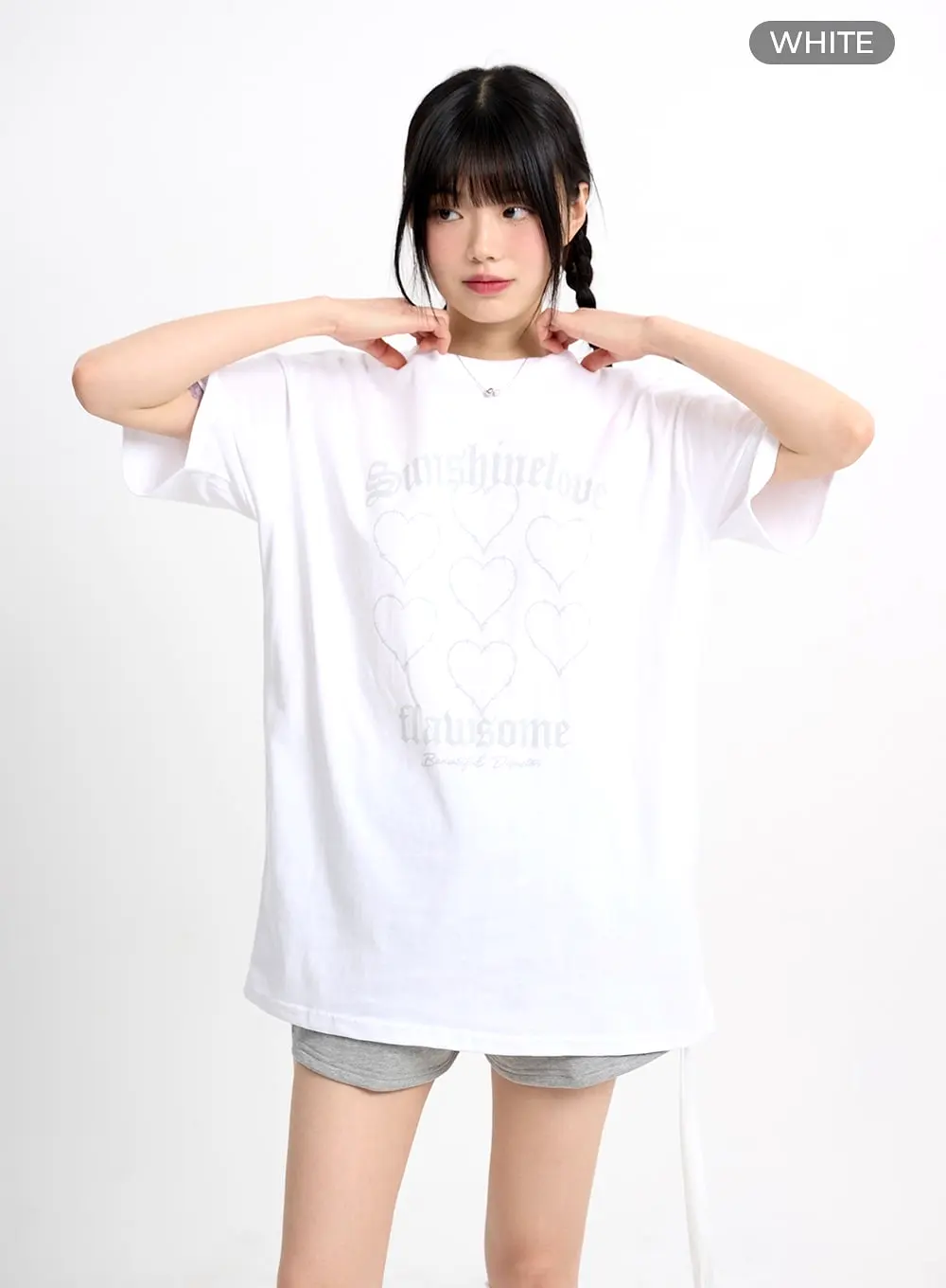 Acubi Oversized Graphic Tee CM415