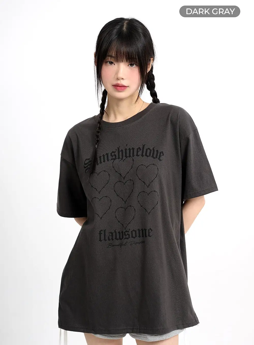 Acubi Oversized Graphic Tee CM415