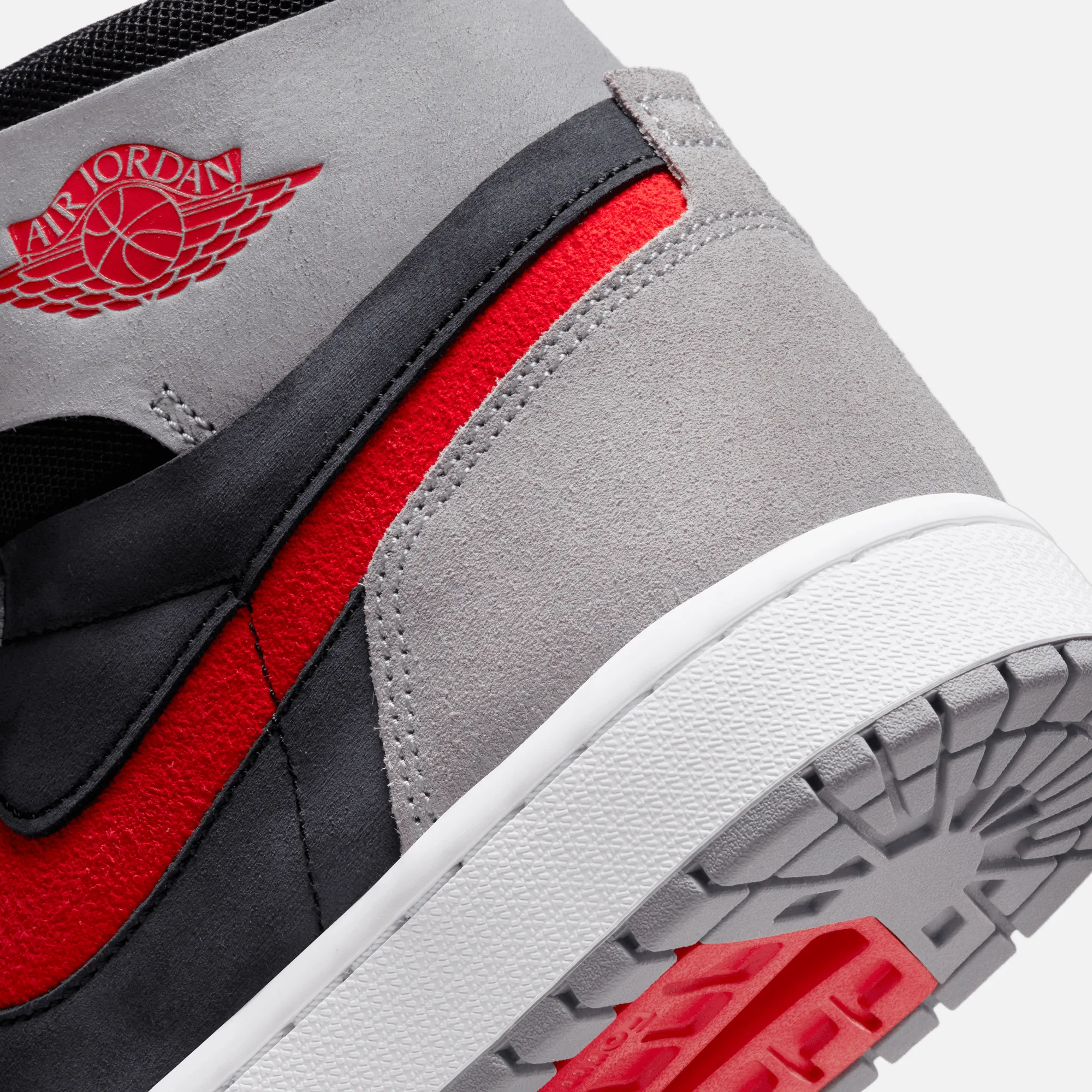 Air Jordan 1 High Zoom Air CMFT 2 Black Fire Red Cement