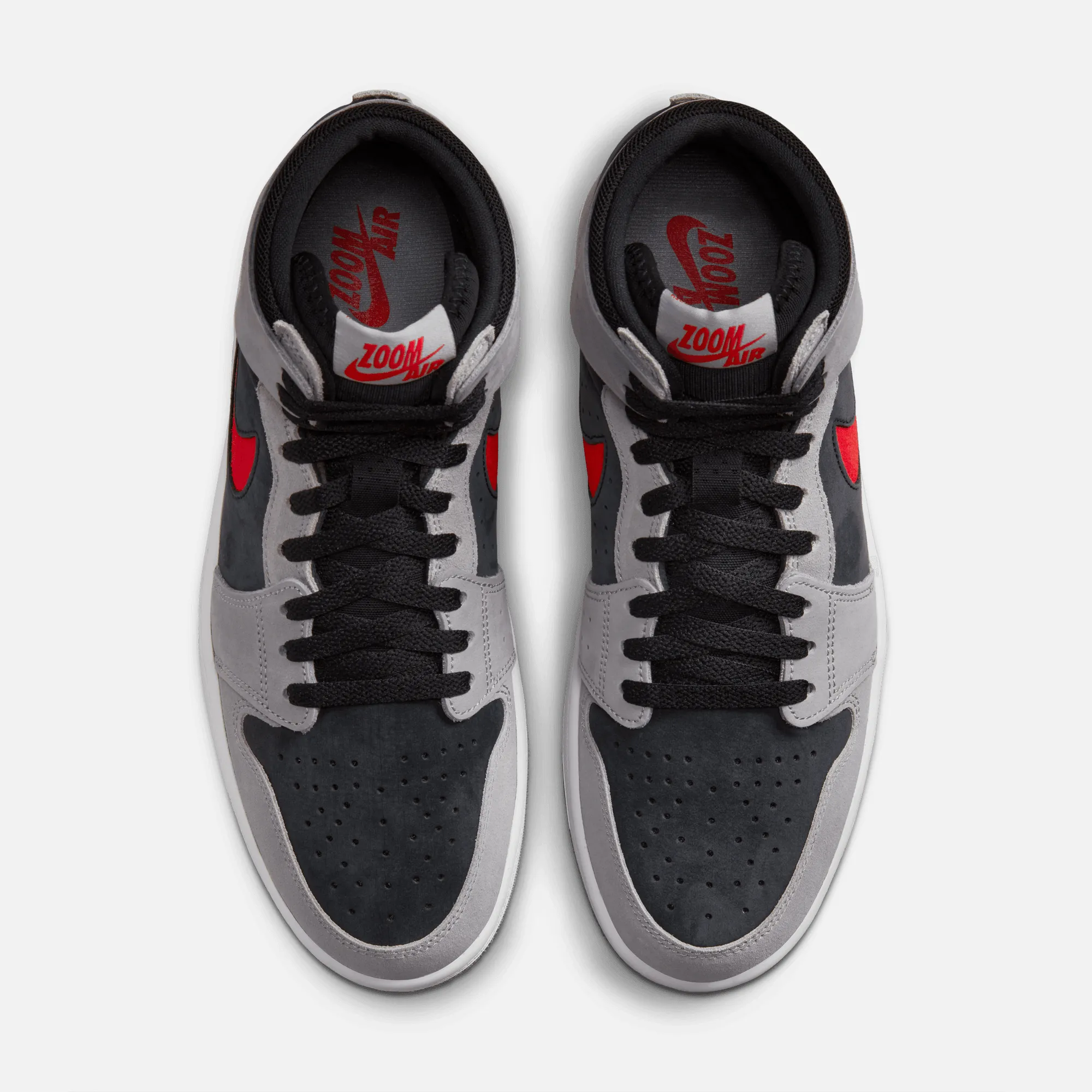 Air Jordan 1 High Zoom Air CMFT 2 Black Fire Red Cement