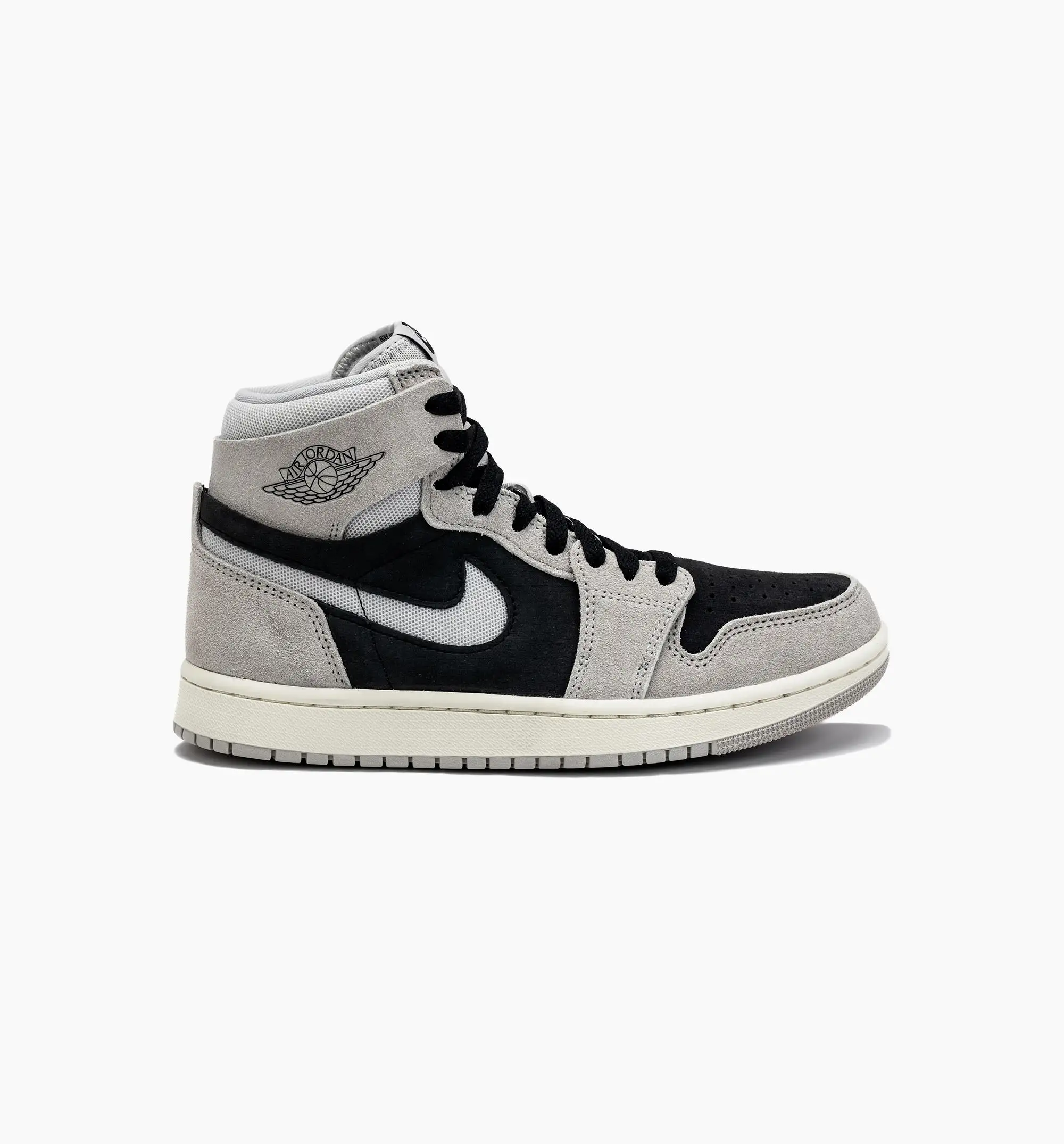 Air Jordan 1 High Zoom CMFT 2 Light Iron Ore Womens Lifestyle Shoe - Black/Grey