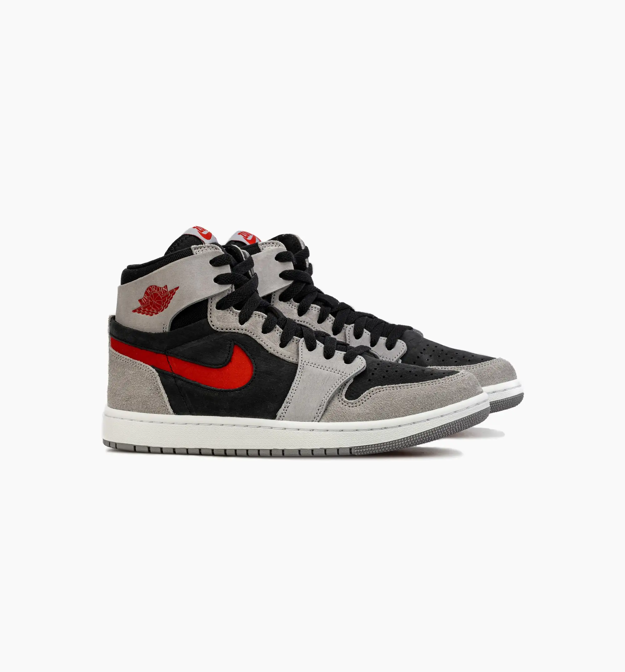 Air Jordan 1 High Zoom CMFT 2 Mens Lifestyle Shoe - Grey/Red