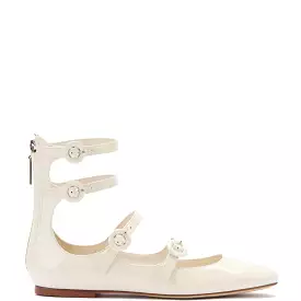 Alexa Flat In Ivory Patent