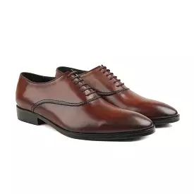 ALUIN - REDDISH BROWN PATINA OXFORD