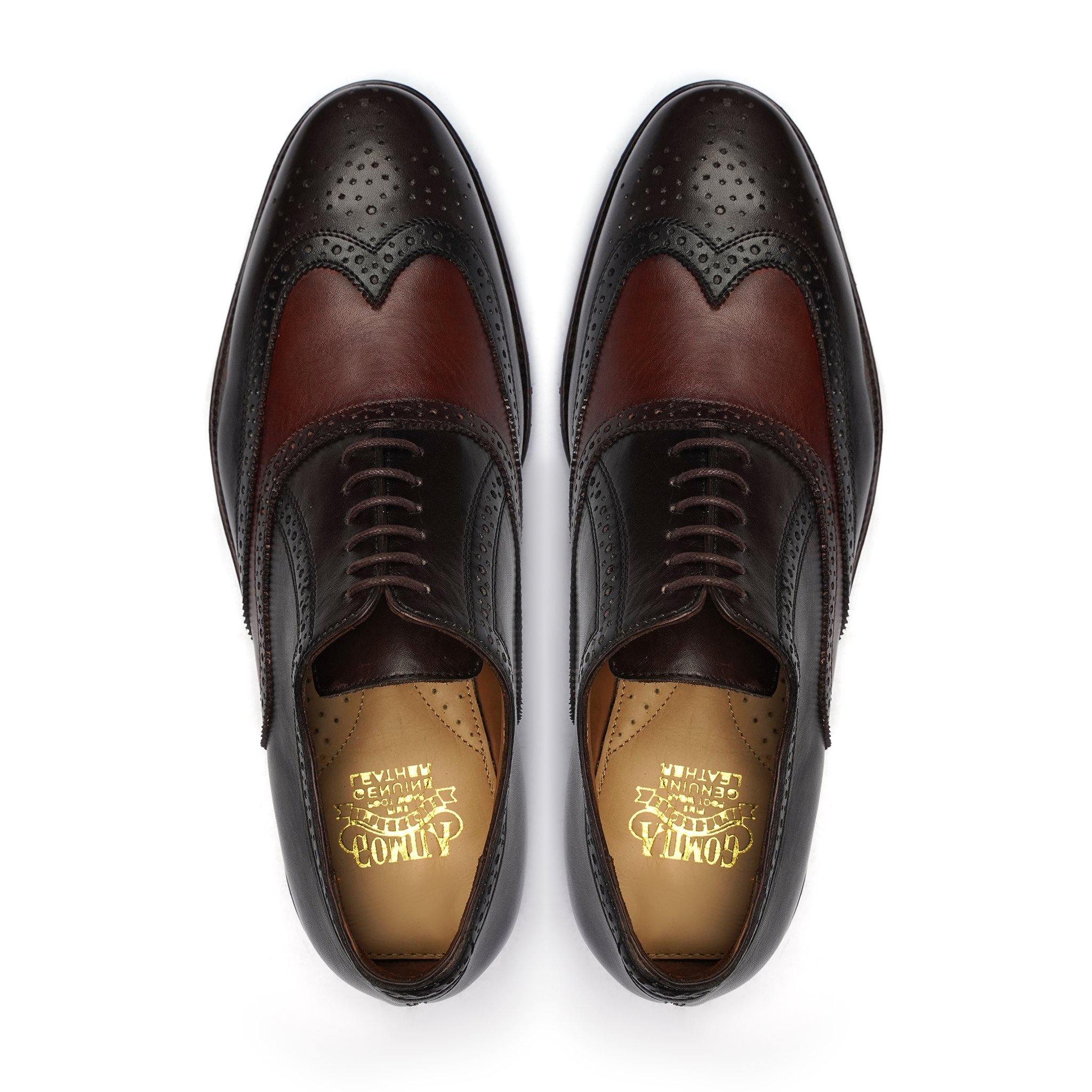 AMBERG - FUSION OF DARK BROWN AND OXBLOOD OXFORD