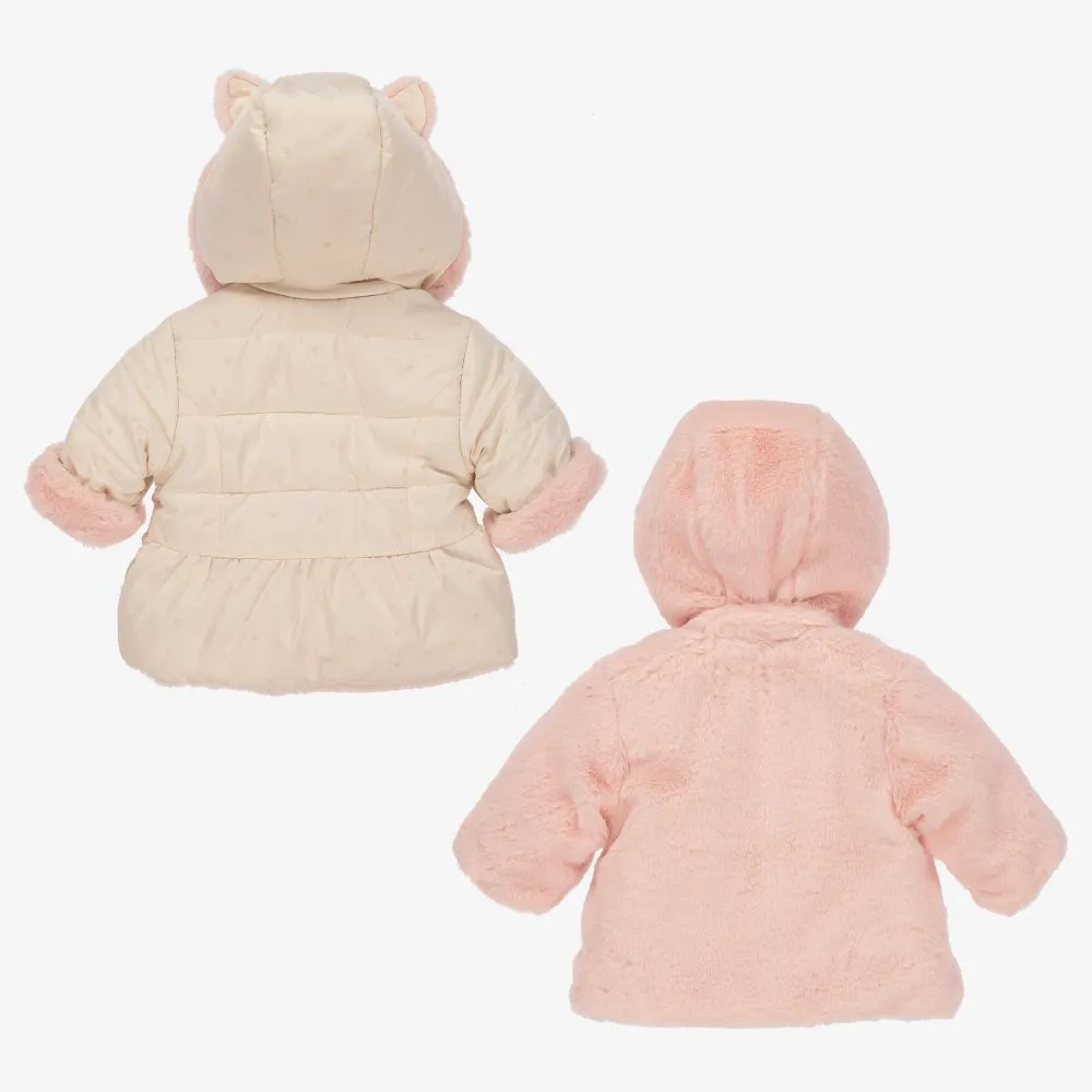 Baby Girls Reversible Coat