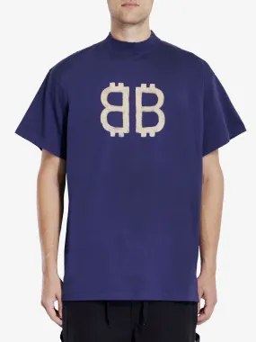 BALENCIAGA Vintage Crypto Graphic Oversized T-Shirt