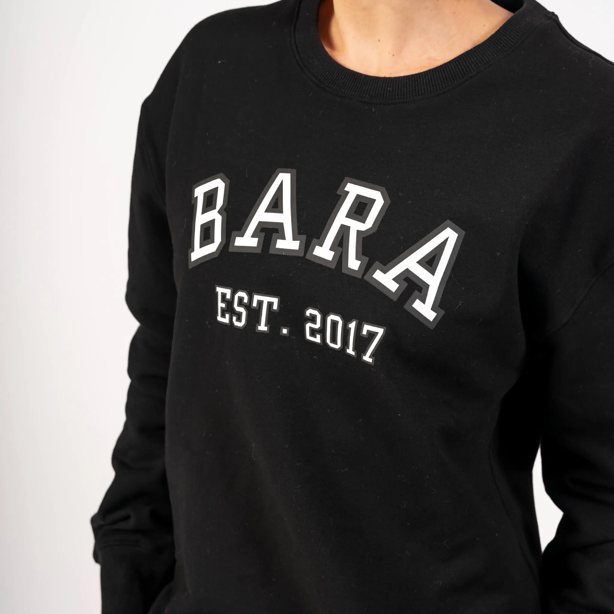 Black College Oversized Sweatshirt