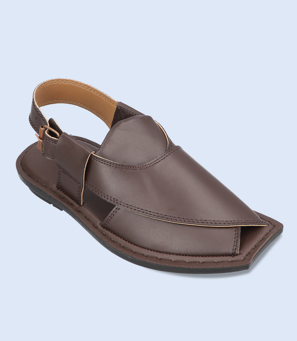 BM4610-BROWN-Men Peshawari's