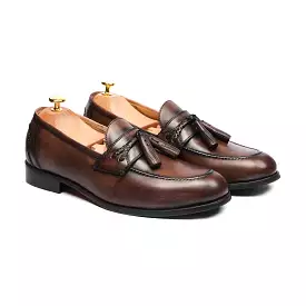 BRANDON - BROWN PATINA LOAFER