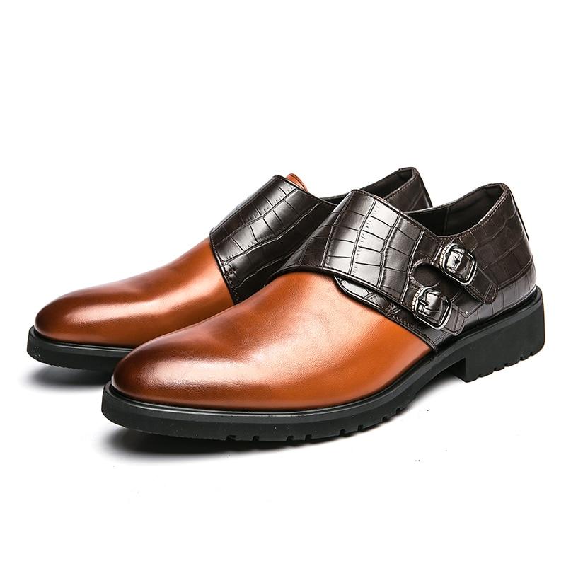 Buckle Strap Men Shoes