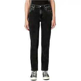 Buffalo David Bitton Womens Jayden High-Rise Acid Wash Straight Leg Jeans