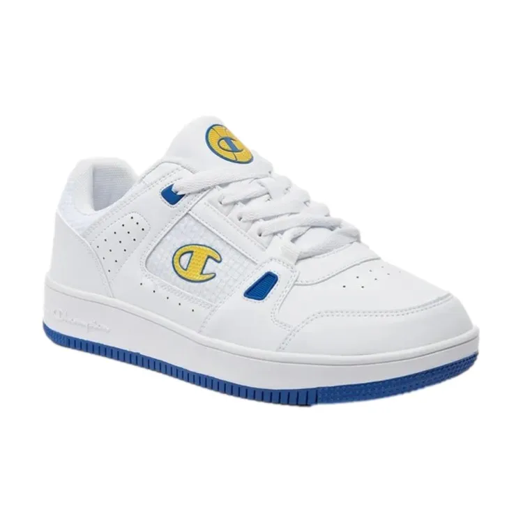 Champion S22186 Rebound Summerized Low Sneakers Uomo Stringate Bianco