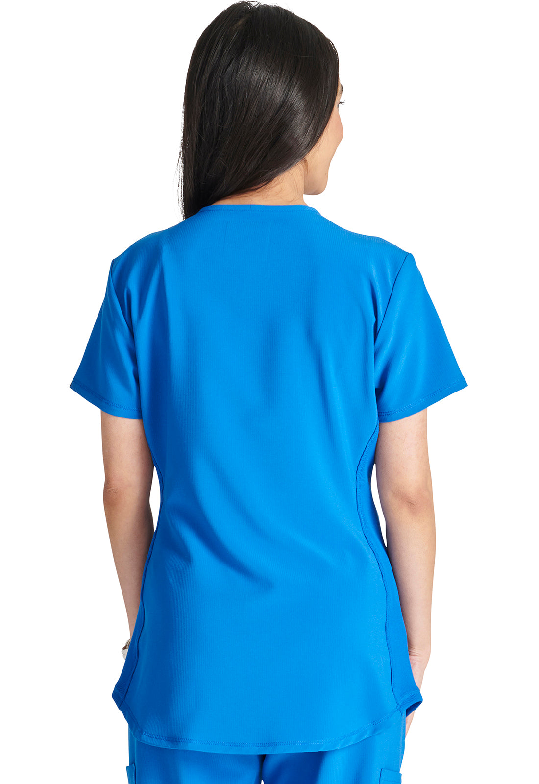 Cherokee CK749 Women's Snap Front Henley Scrub Top