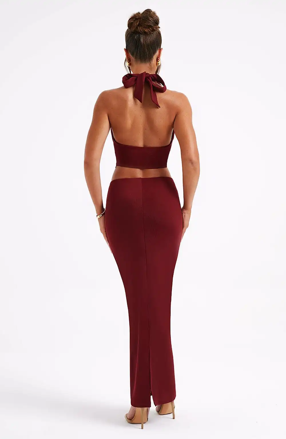 Chrishelle Top - Burgundy