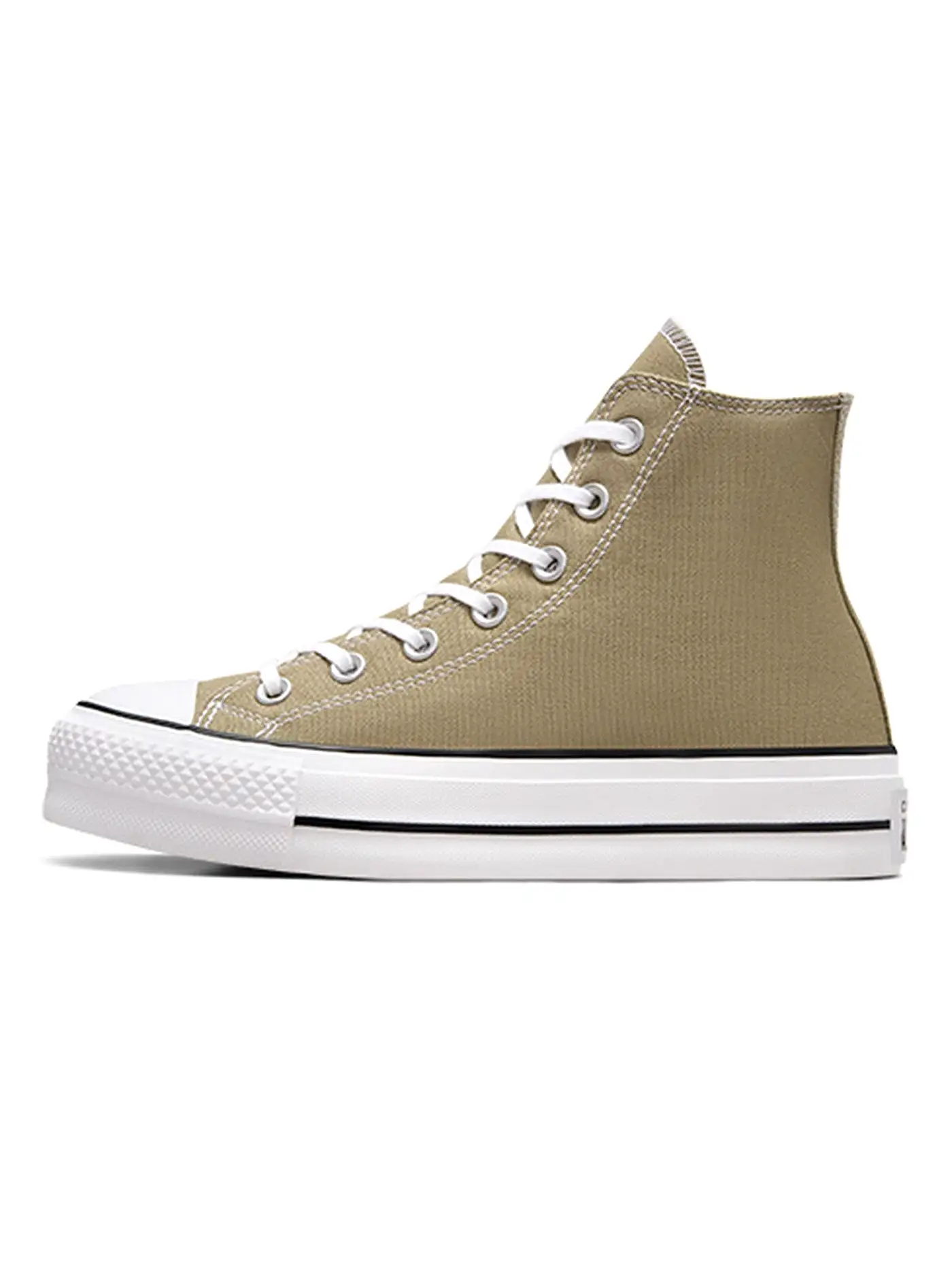 Chuck Taylor All Star Lift Platform Hi Mossy Sloth/White/Black Shoes