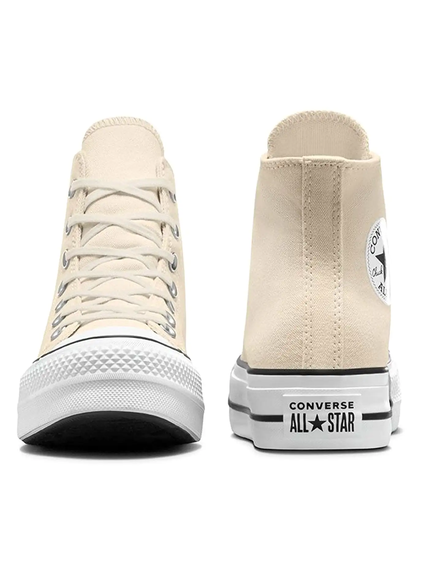 Chuck Taylor All Star Lift Platform Hi Natural Ivory/White/Black Shoes