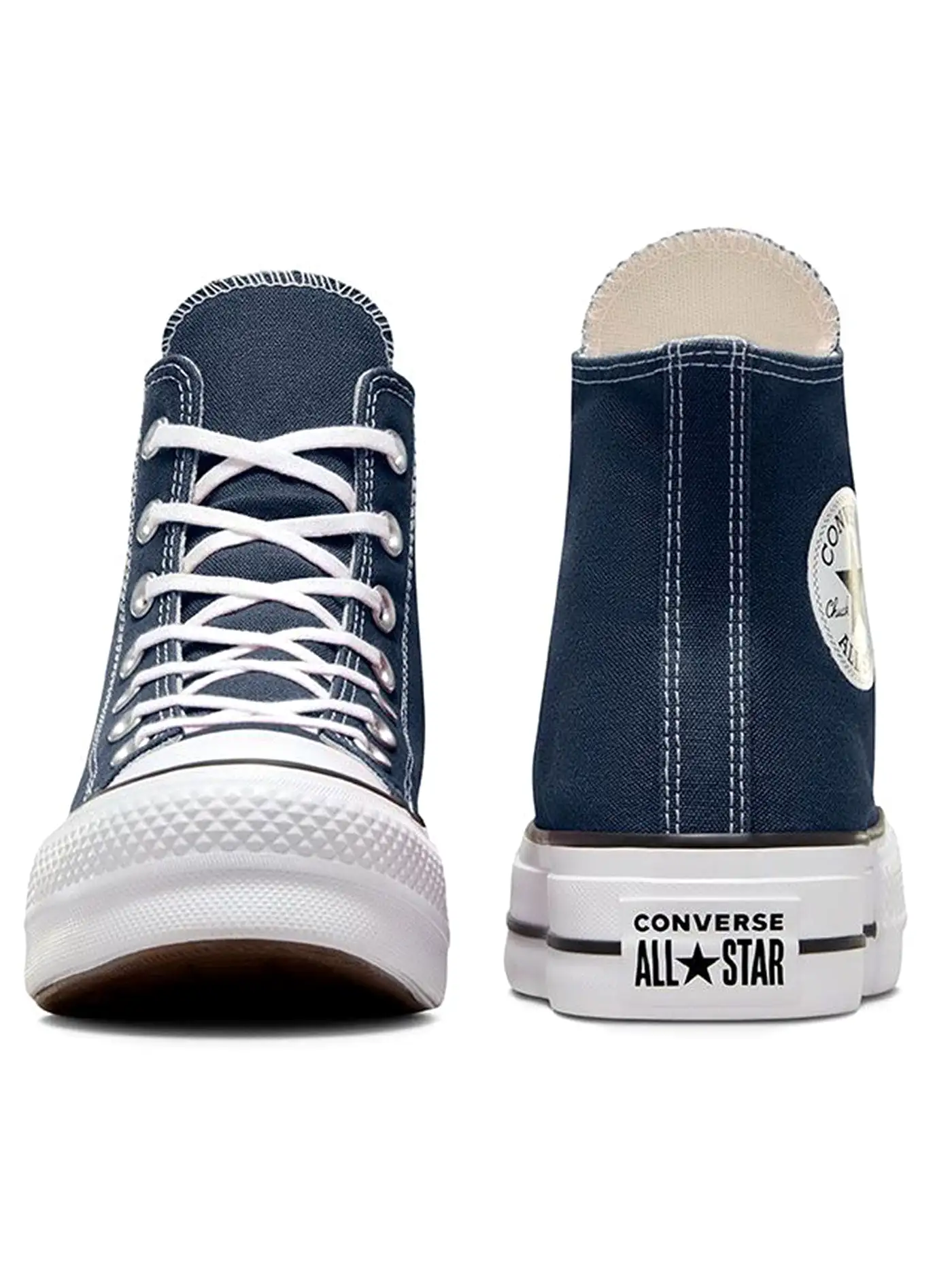 Chuck Taylor All Star Lift Platform Hi Navy/White/Black Shoes