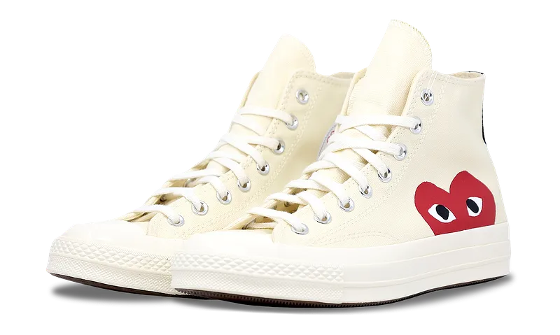 Comme Des Gar??ons Play x Chuck Taylor All Star High White