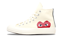 Comme Des Gar??ons Play x Chuck Taylor All Star High White