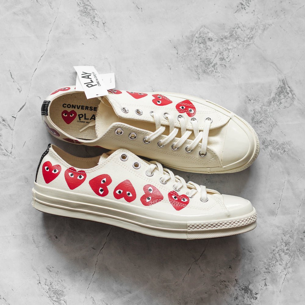 Converse Chuck Taylor All-Star 70 Ox Comme des Garcons Play Multi-Heart White