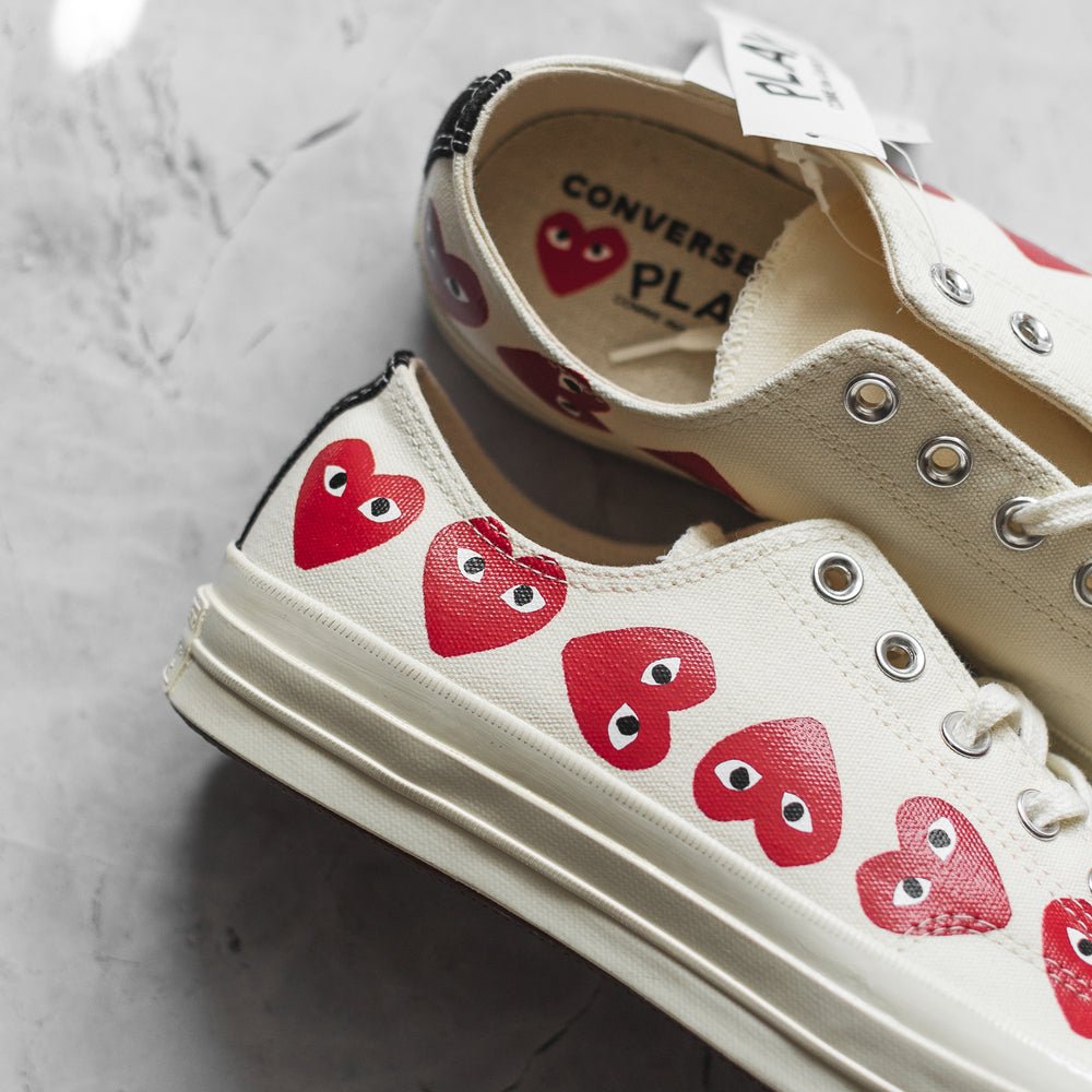 Converse Chuck Taylor All-Star 70 Ox Comme des Garcons Play Multi-Heart White