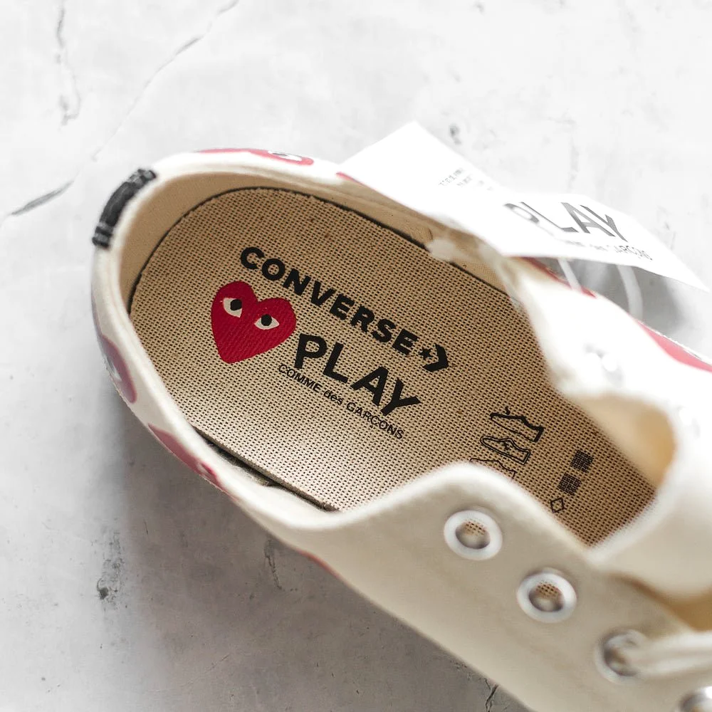 Converse Chuck Taylor All-Star 70 Ox Comme des Garcons Play Multi-Heart White