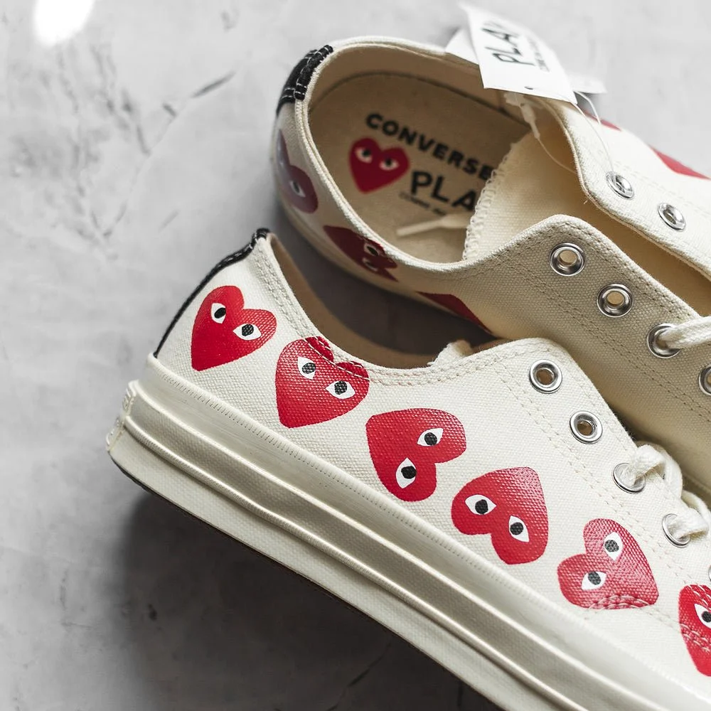 Converse Chuck Taylor All-Star 70 Ox Comme des Garcons Play Multi-Heart White