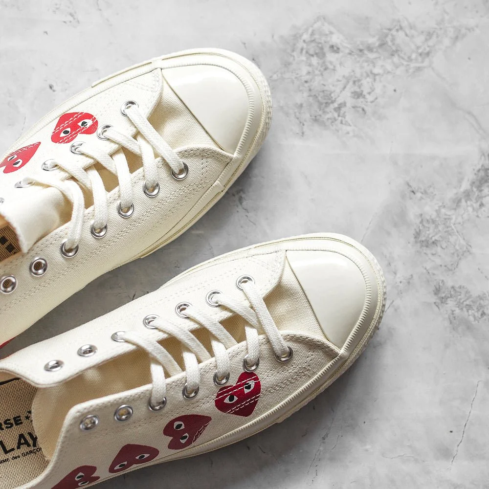 Converse Chuck Taylor All-Star 70 Ox Comme des Garcons Play Multi-Heart White