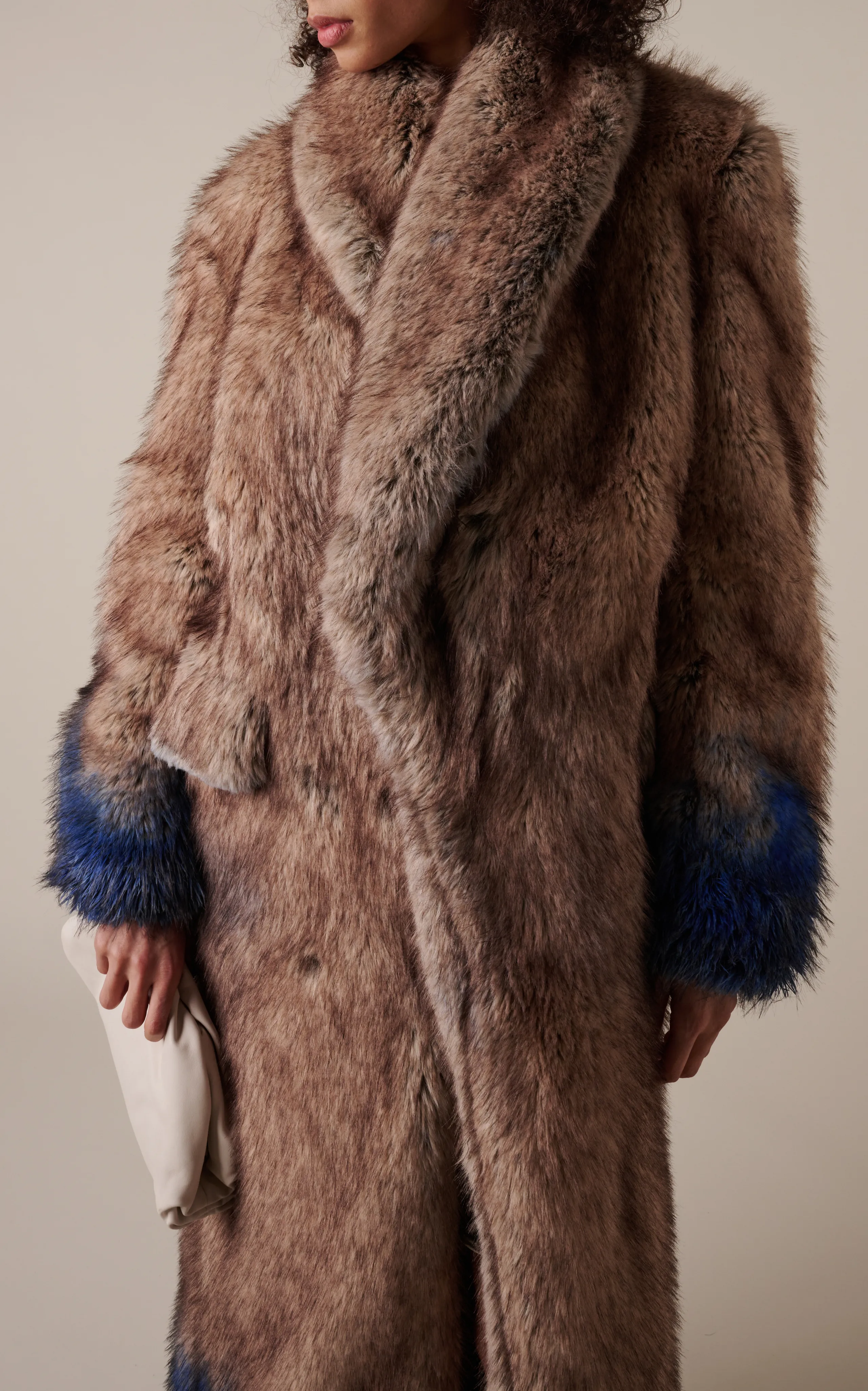 Coperni Dip-Dyed Vegan Fur Coat