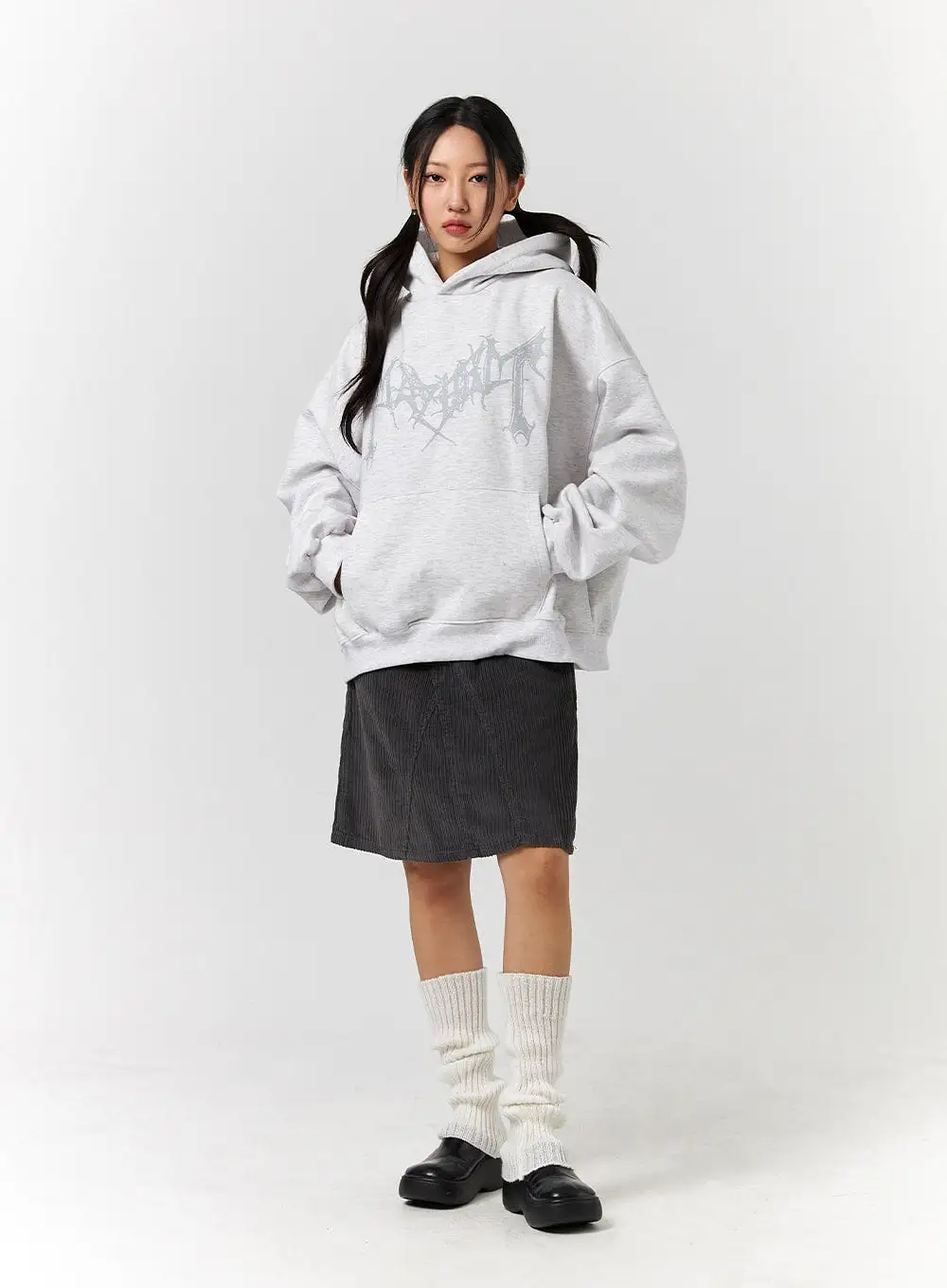 Cozy Graphic Oversized Hoodie CD328