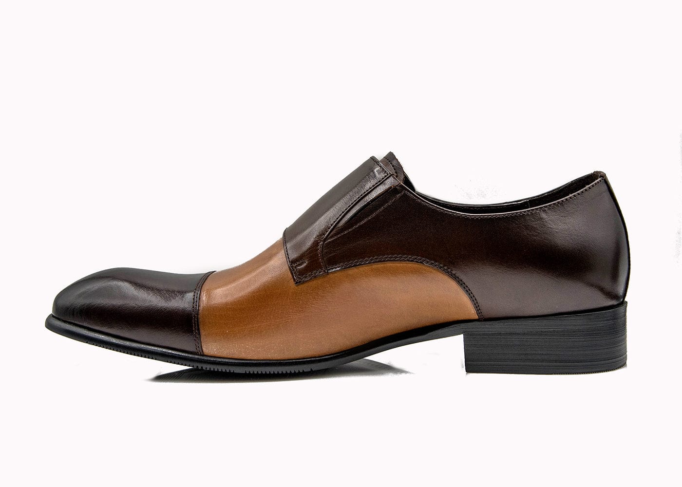 GARDON | Brown Double Monk Strap