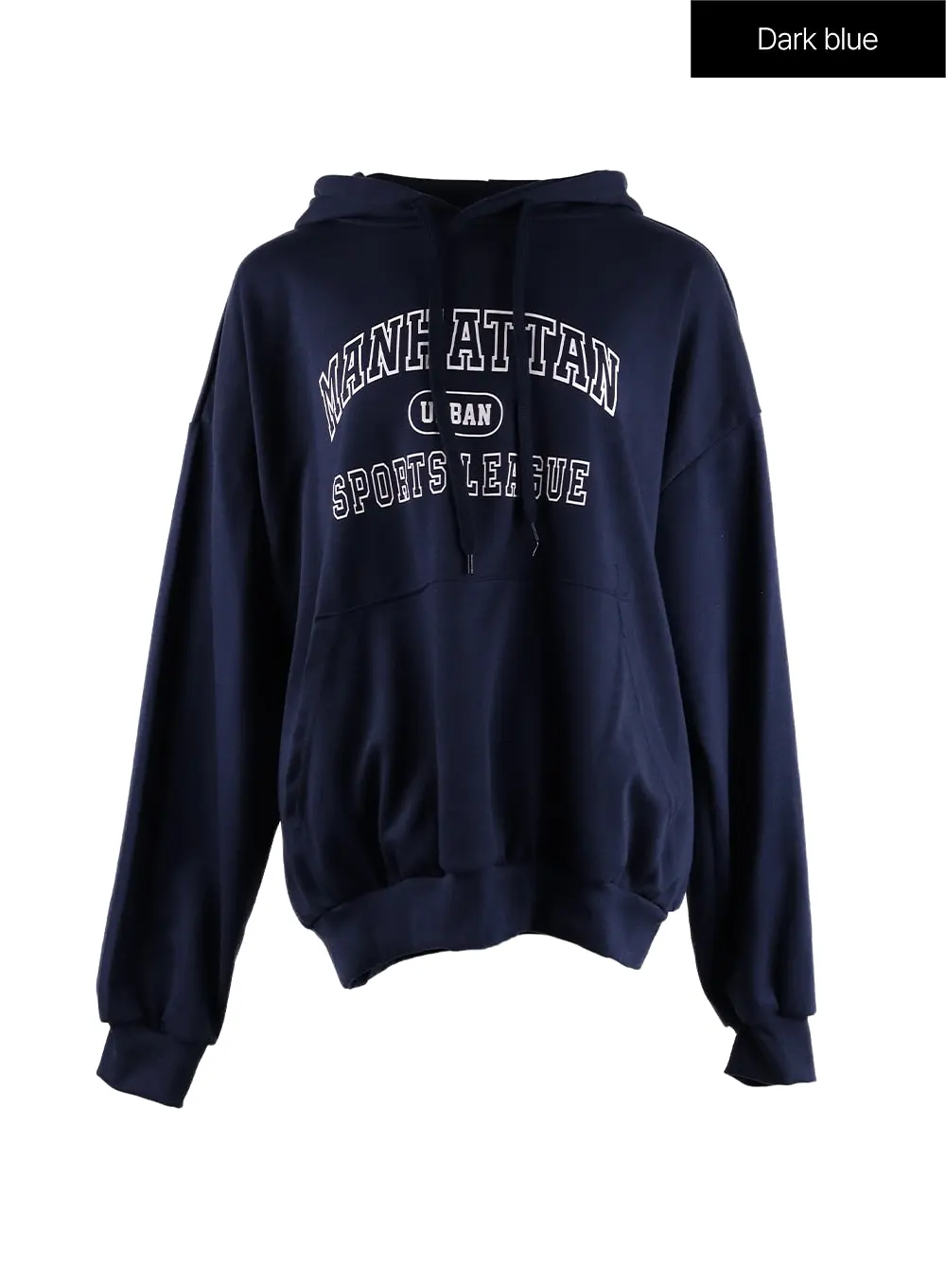 Graphic Lettering Oversized Hoodie IF408