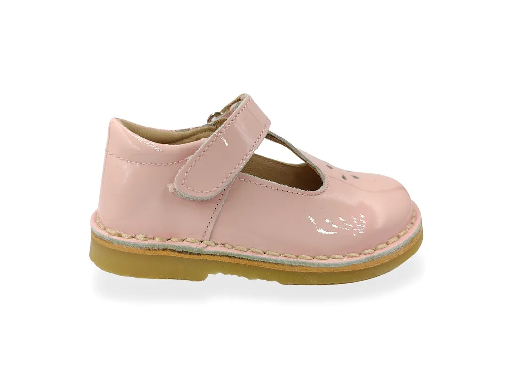 Infant Girls Shoes Petasil Baby Pink Patent T Bar Strap Ciara 2 6113 Sale