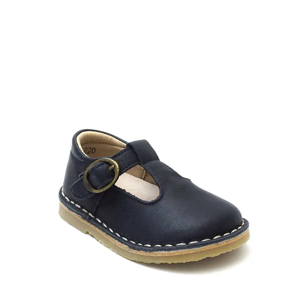 Infant Girls Shoes Petasil Navy Strap Crosspatch 5346 sale