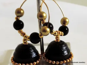 Jhumkas in black!