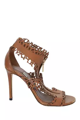 Jimmy Choo Brown Laser Cut Pumps Size 36