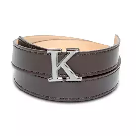 K Logo belt buckle and strap (testa di moro) *