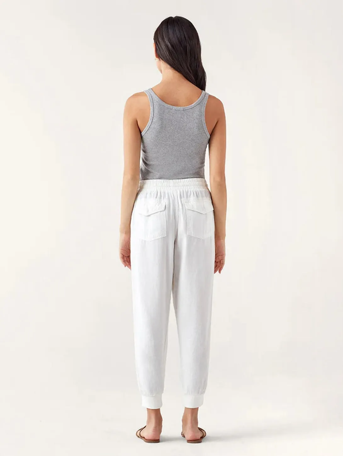 Lakeside Jogger Pant - White