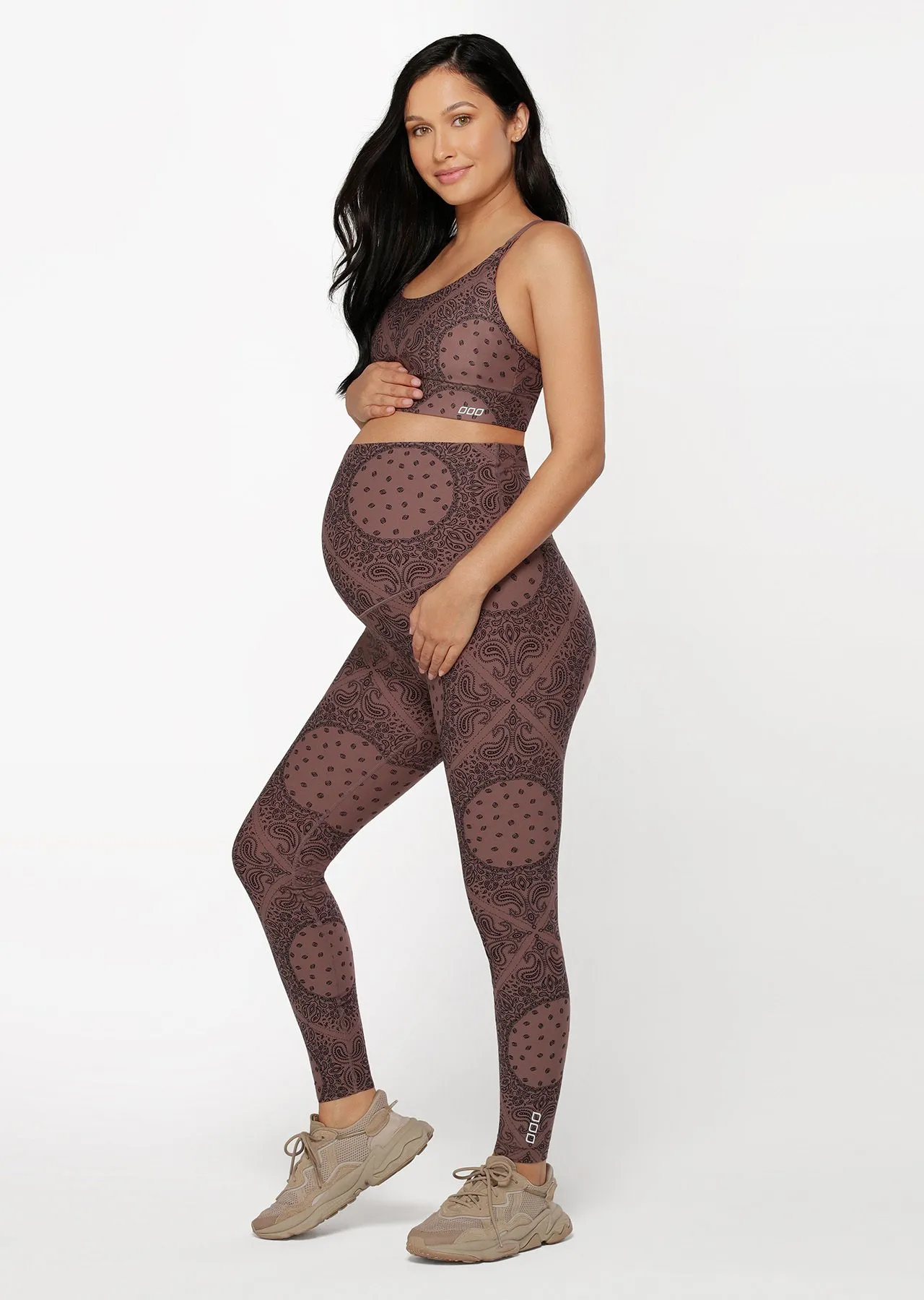 LJ Maternity Full Length Tight | Bandana Print | Tights and Leggings | Lorna Jane New Zealand