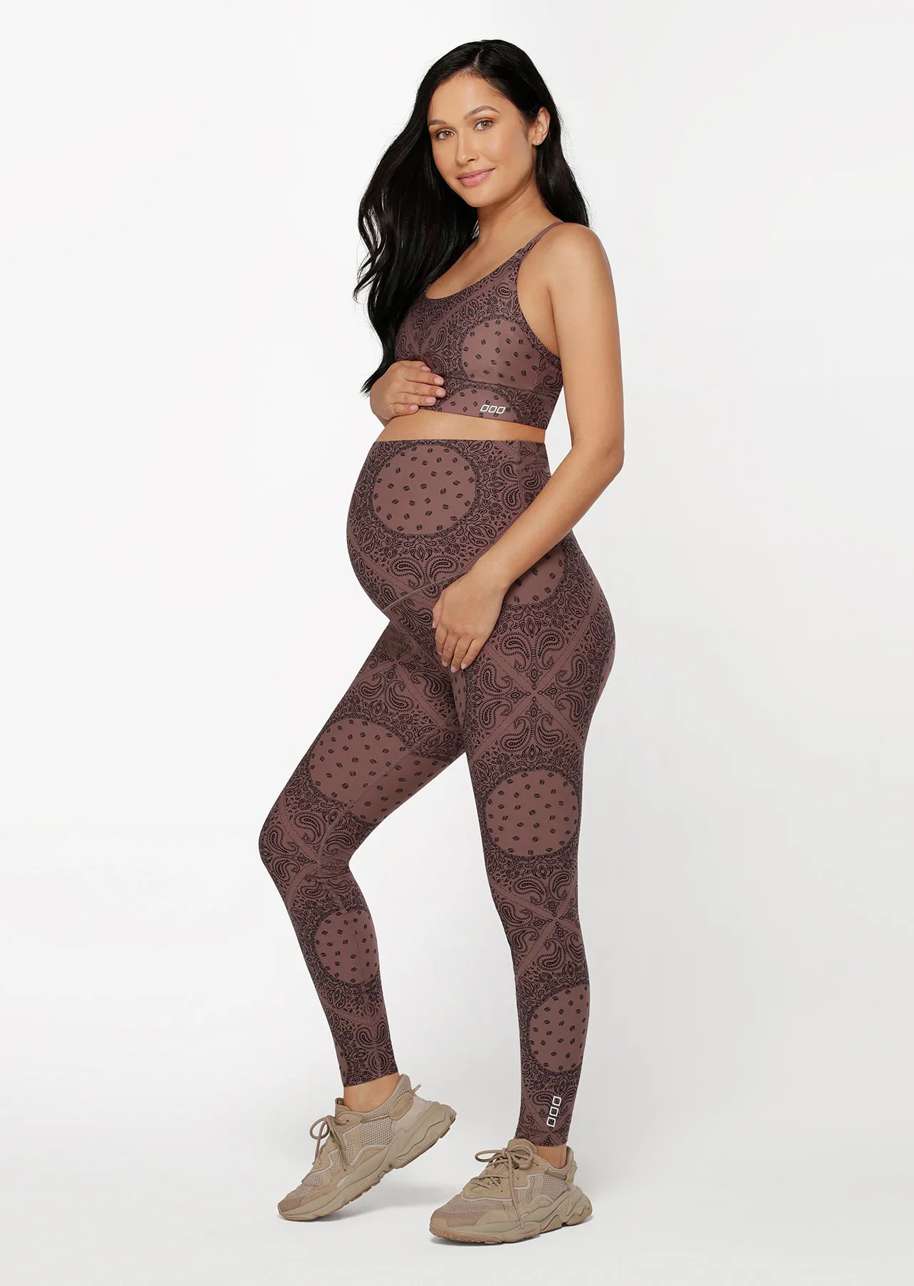 LJ Maternity Full Length Tight | Bandana Print | Tights and Leggings | Lorna Jane New Zealand