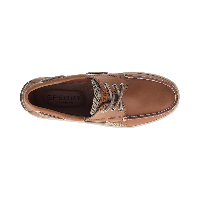 Men's Billfish 3-Eye Boat Shoe Dark Tan