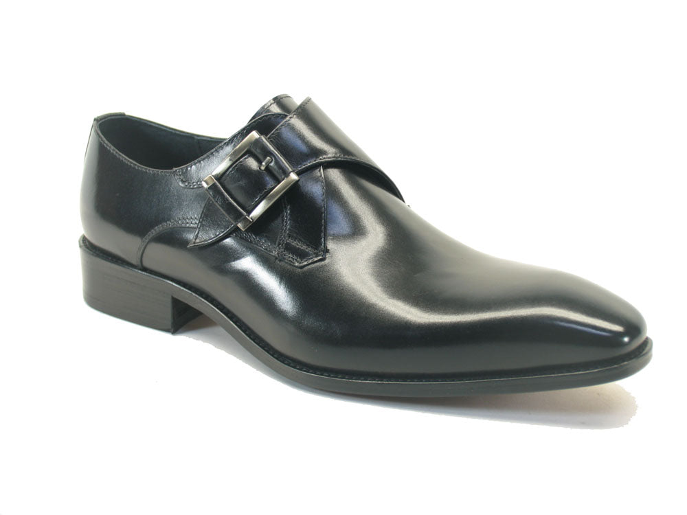 Monk Strap Buckle Leather Loafer