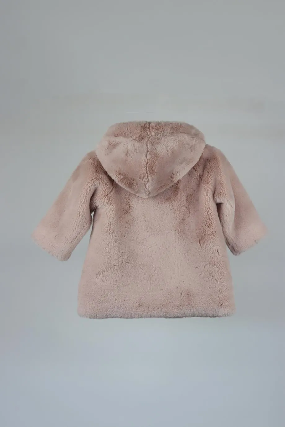 MONNALISA BABY GIRLS FAUX FUR COAT 18 MONTHS