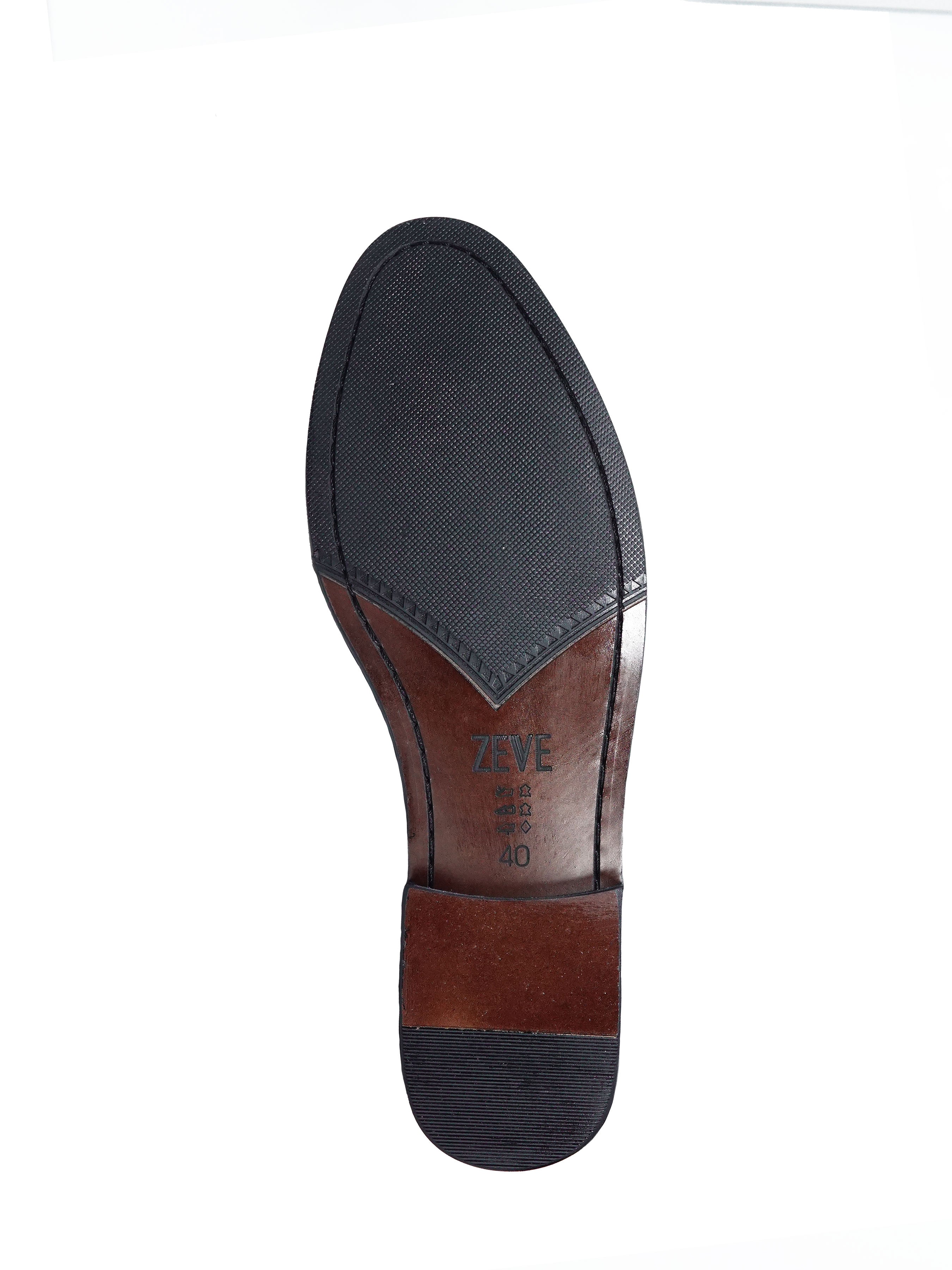 Mules Slingback Strap - Black Croco Leather Horsebit Buckle