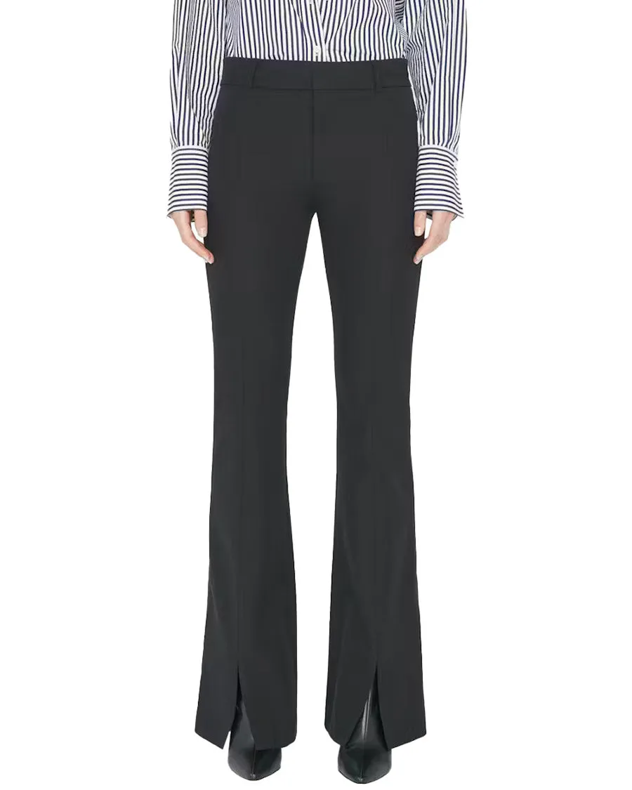 Noir Le High Flare Split Front Trouser