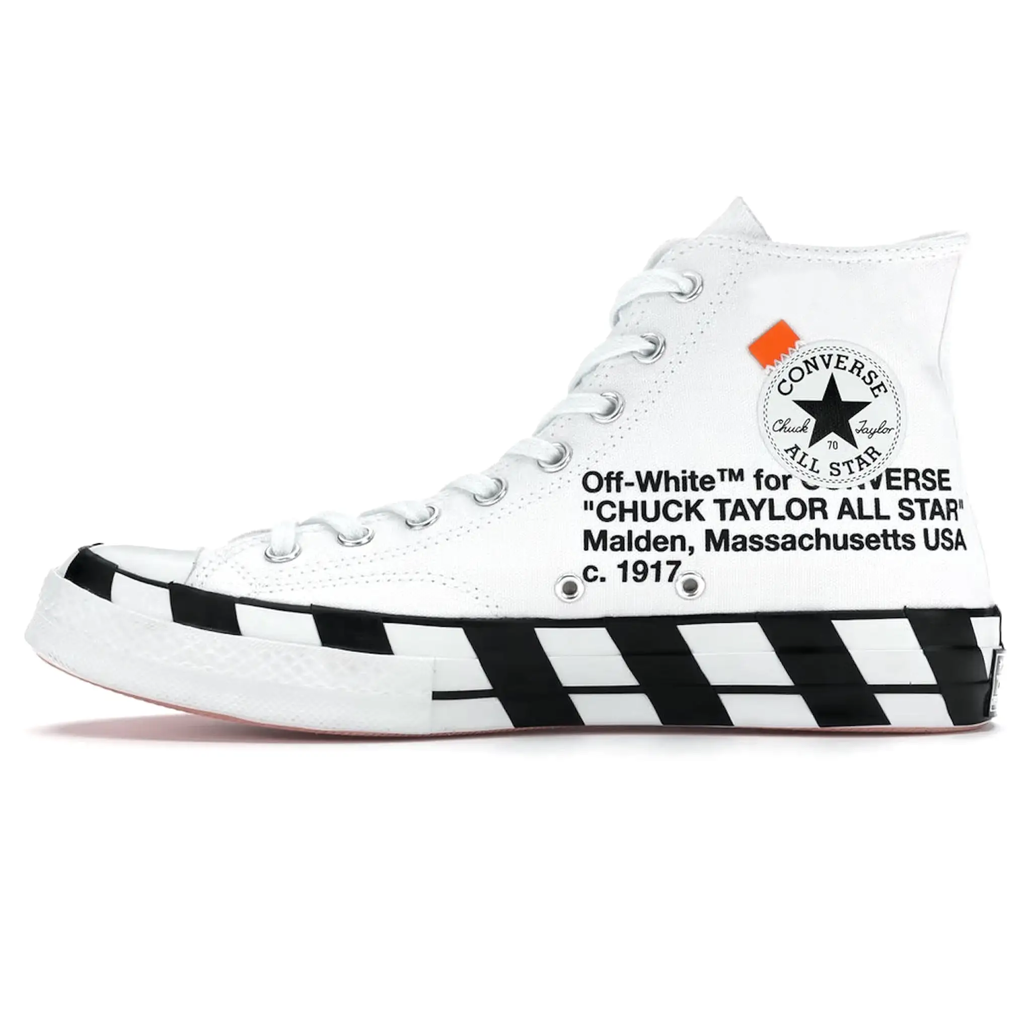 Off-White x Converse Chuck Taylor All Star 70 Stripe White